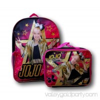 Nickelodeon Girl Jojo Siwa 16" Backpack With Detachable Matching Lunch Box   